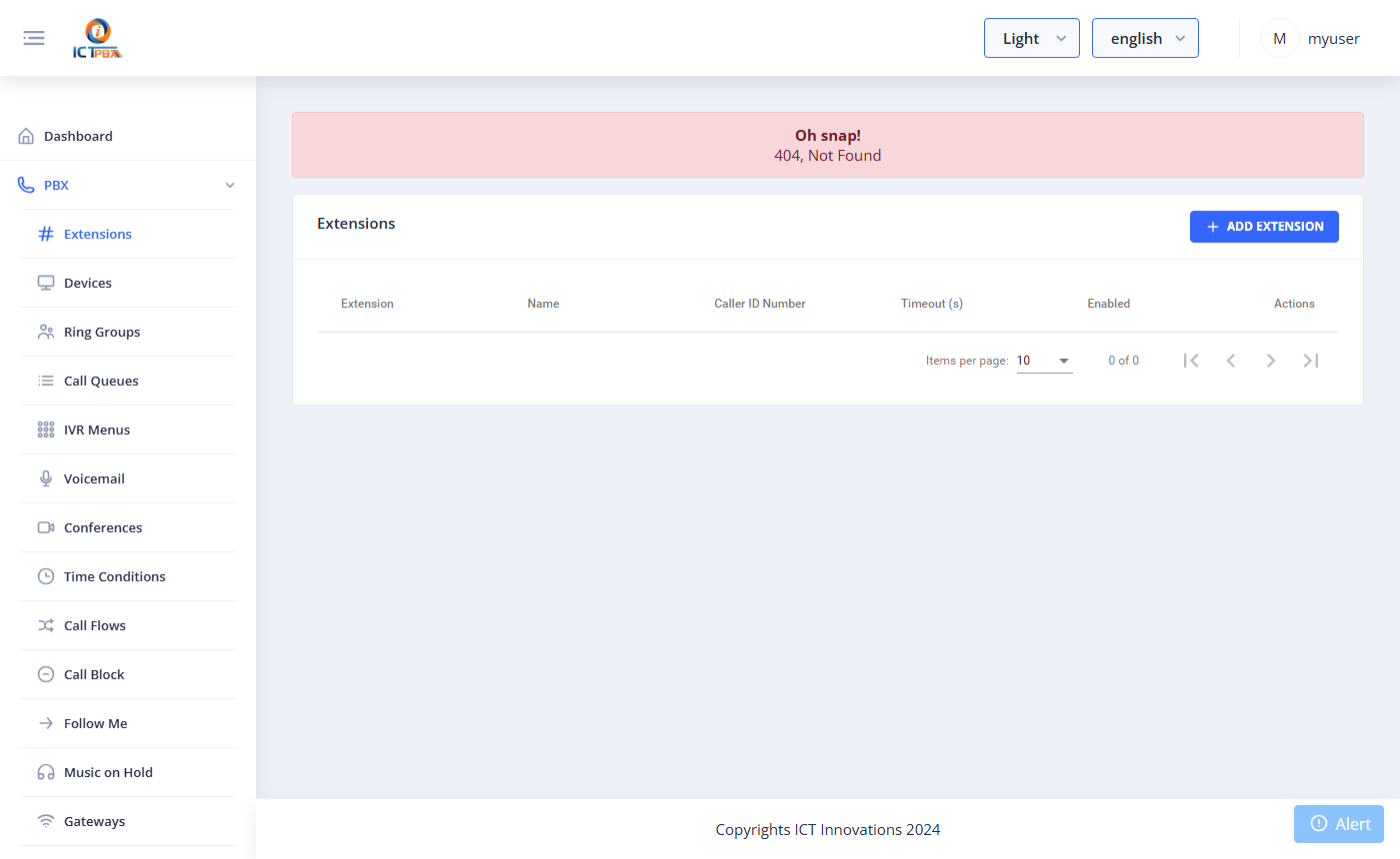 extensions list