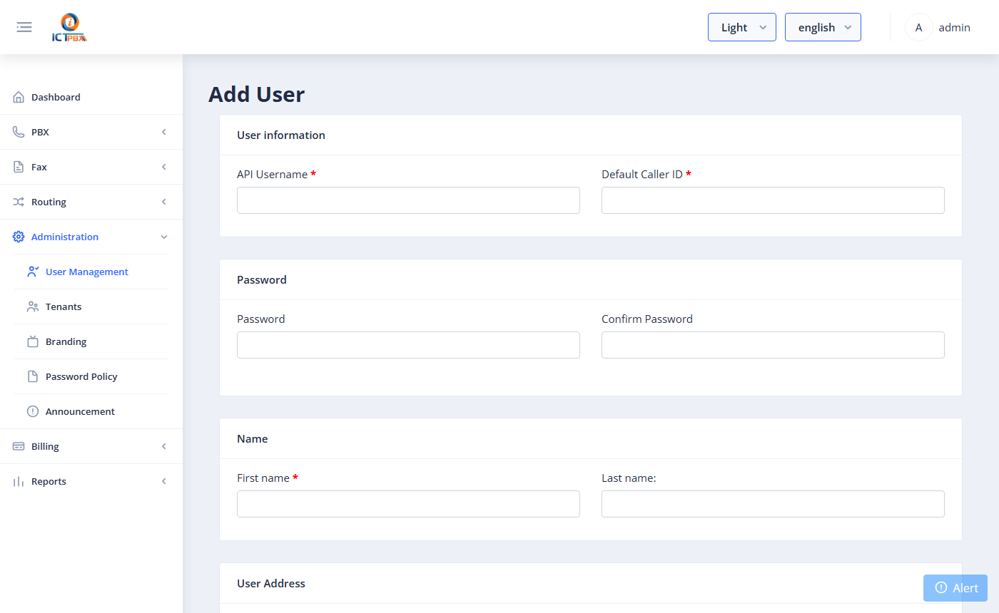 users add